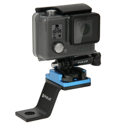 Soporte fijo de metal para motocicleta PULUZ para GoPro Hero12 Black / Hero11 /10/9/8/7/6/5, Insta360 Ace / Ace Pro, y otras…