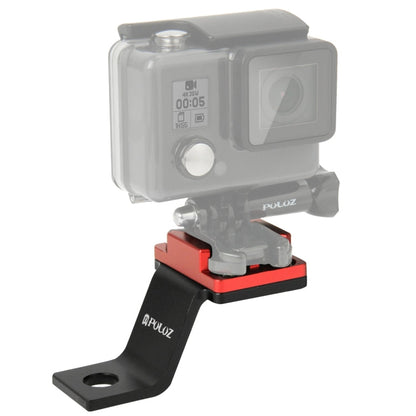 Soporte fijo de metal para motocicleta PULUZ para GoPro Hero12 Black / Hero11 /10/9/8/7/6/5, Insta360 Ace / Ace Pro, y otras…
