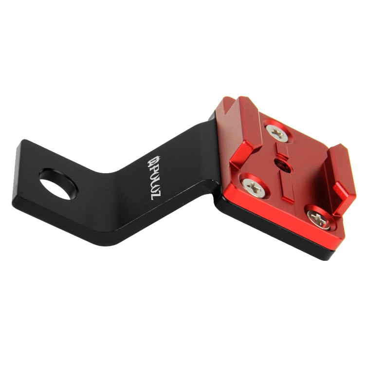 Soporte fijo de metal para motocicleta PULUZ para GoPro Hero12 Black / Hero11 /10/9/8/7/6/5, Insta360 Ace / Ace Pro, y otras…