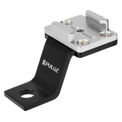 Soporte fijo de metal para motocicleta PULUZ para GoPro Hero12 Black / Hero11 /10/9/8/7/6/5, Insta360 Ace / Ace Pro, y otras…