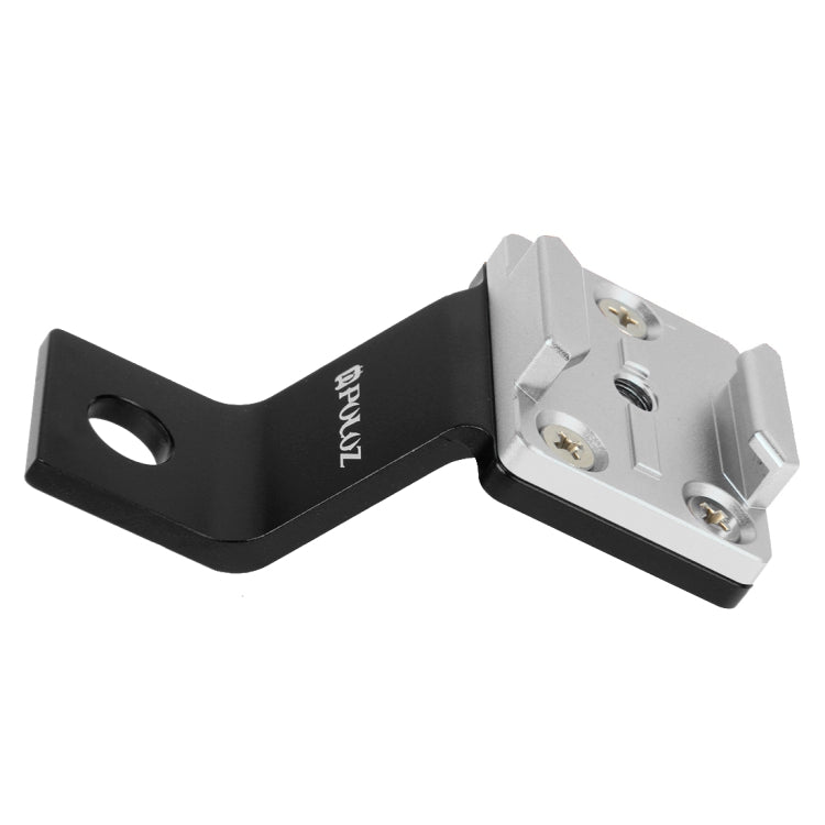 Soporte fijo de metal para motocicleta PULUZ para GoPro Hero12 Black / Hero11 /10/9/8/7/6/5, Insta360 Ace / Ace Pro, y otras…