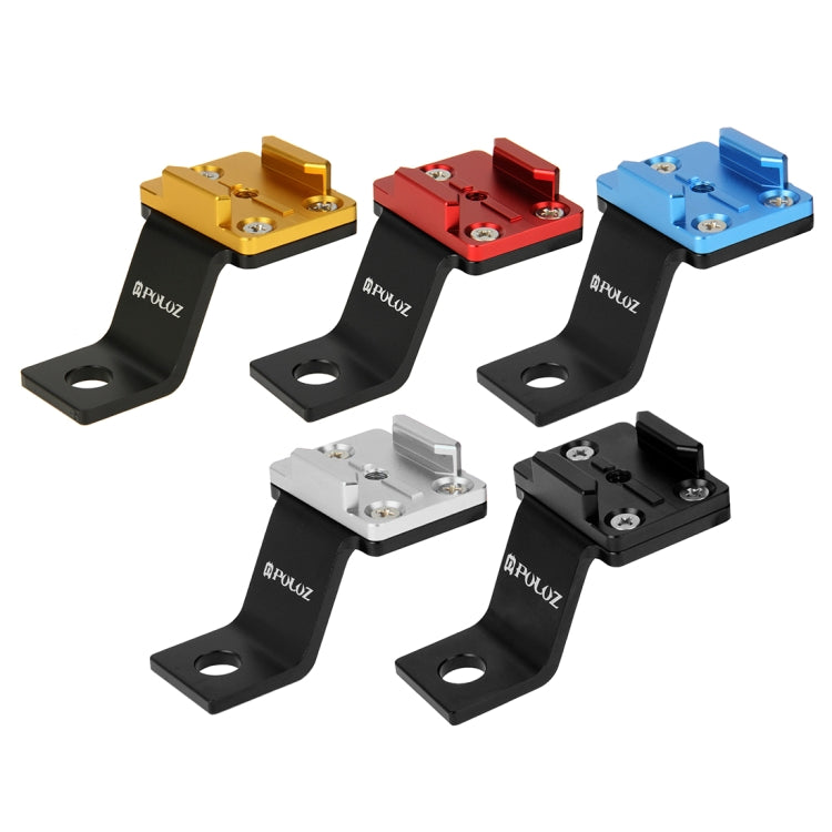 Soporte fijo de metal para motocicleta PULUZ para GoPro Hero12 Black / Hero11 /10/9/8/7/6/5, Insta360 Ace / Ace Pro, y otras…