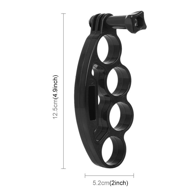 Anillo de agarre PULUZ para dedos con nudillos de plástico de mano, soporte para trípode monopié con tornillo para pulgar pa…