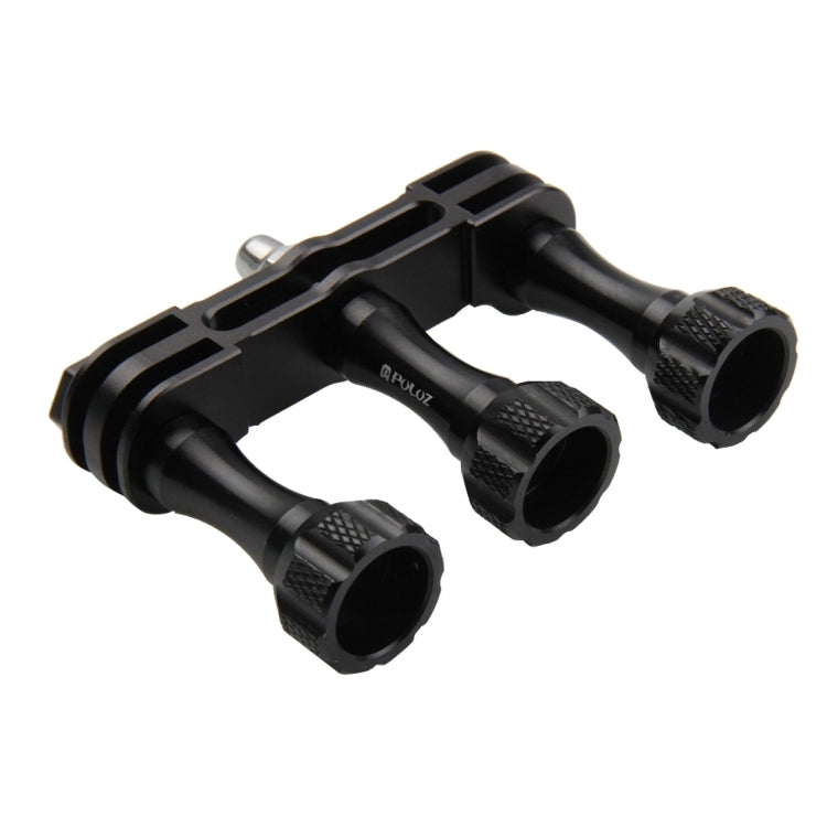 Soporte de conexión multifuncional de aluminio CNC PULUZ con 3 tornillos largos y llave para GoPro, Insta360, y otras cámara…