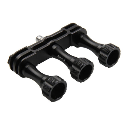 Soporte de conexión multifuncional de aluminio CNC PULUZ con 3 tornillos largos y llave para GoPro, Insta360, y otras cámara…