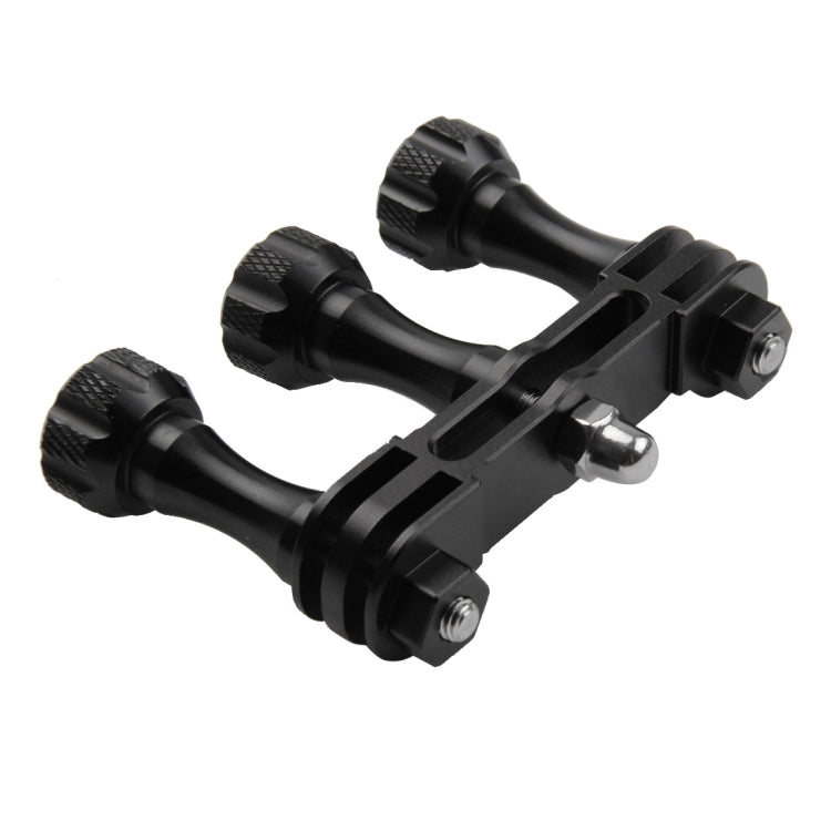 Soporte de conexión multifuncional de aluminio CNC PULUZ con 3 tornillos largos y llave para GoPro, Insta360, y otras cámara…