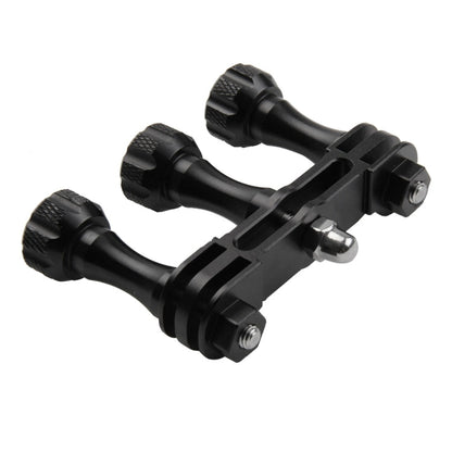 Soporte de conexión multifuncional de aluminio CNC PULUZ con 3 tornillos largos y llave para GoPro, Insta360, y otras cámara…
