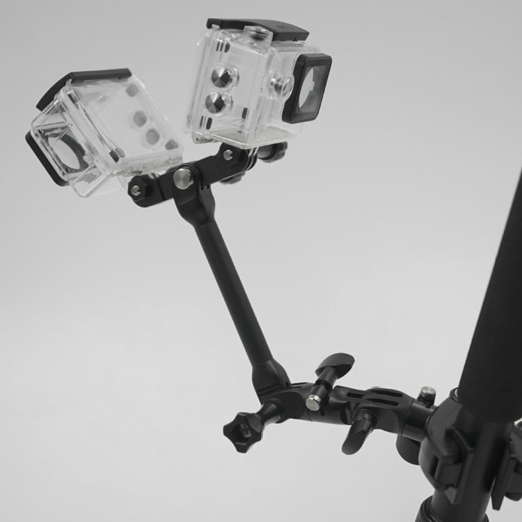 Soporte de conexión multifuncional de aluminio CNC PULUZ con 3 tornillos largos y llave para GoPro, Insta360, y otras cámara…
