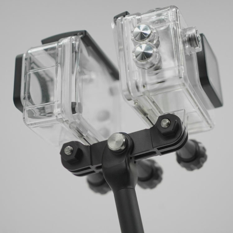 Soporte de conexión multifuncional de aluminio CNC PULUZ con 3 tornillos largos y llave para GoPro, Insta360, y otras cámara…