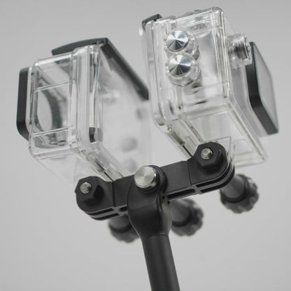 Soporte de conexión multifuncional de aluminio CNC PULUZ con 3 tornillos largos y llave para GoPro, Insta360, y otras cámara…