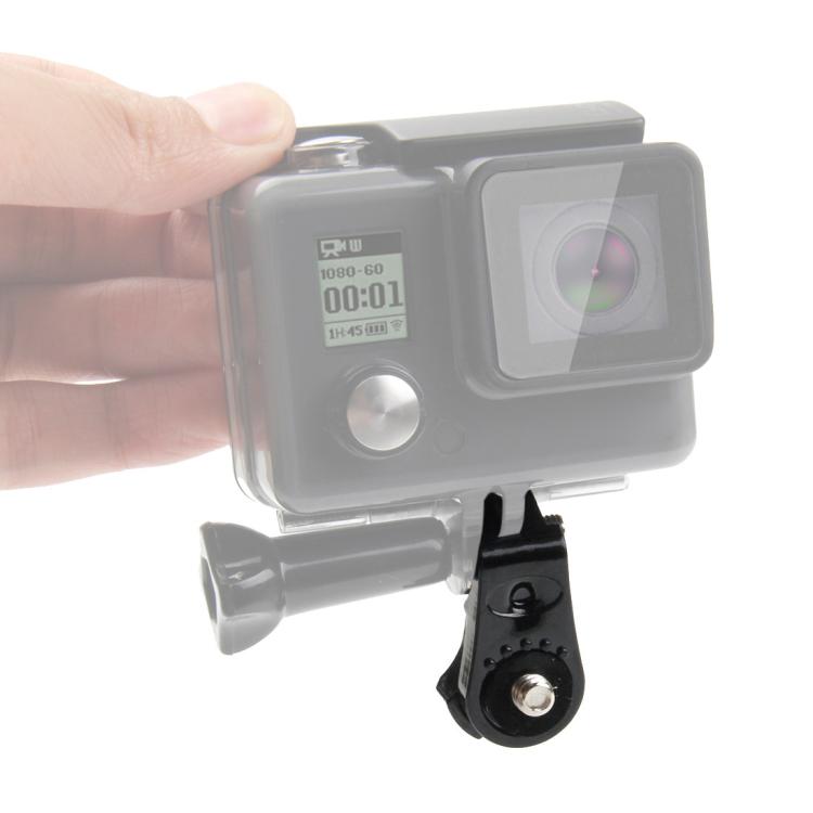 Trípode Adaptador de conexión de montaje de con tornillo PULUZ para GoPro Hero12 Black / Hero11 /10/9/8/7/6/5, Insta360 Ace…