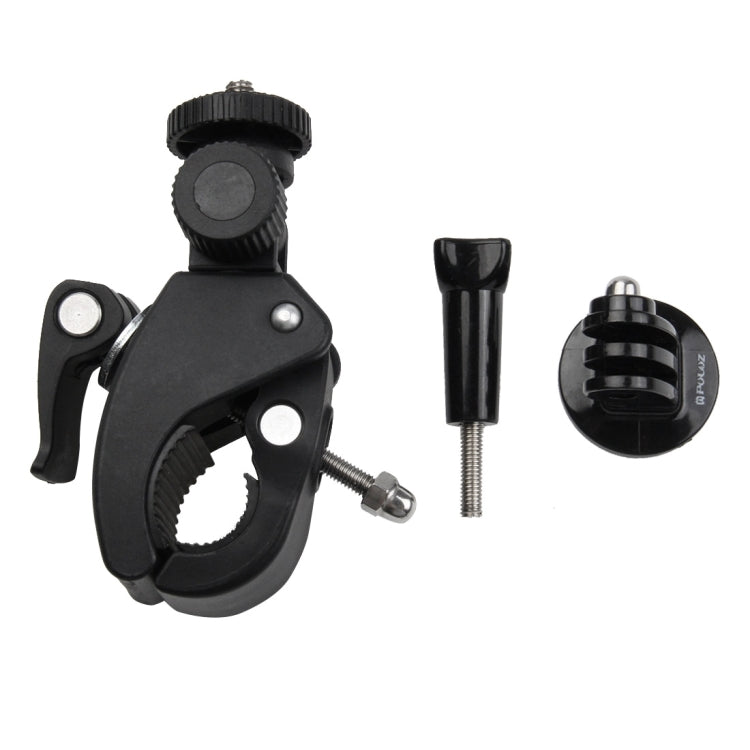 Soporte PULUZ para manillar de bicicleta de motocicleta con soporte para trípode y tornillo para GoPro Hero12 Black / Hero11…