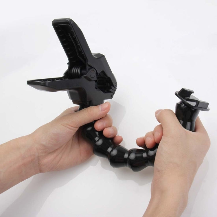 Soporte PULUZ Action Sports Cameras Jaws Flex Clamp para GoPro Hero12 Black / Hero11 /10/9/8/7/6/5, Insta360 Ace / Ace Pro,……