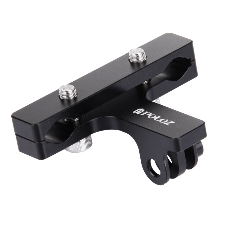 Soporte de cojín para asiento de bicicleta de aleación de aluminio PULUZ para GoPro Hero12 Black / Hero11 /10/9/8/7/6/5, Ins…