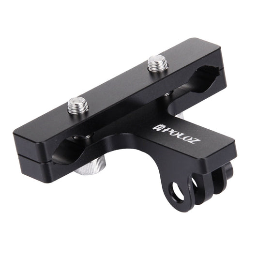 Soporte de cojín para asiento de bicicleta de aleación de aluminio PULUZ para GoPro Hero12 Black / Hero11 /10/9/8/7/6/5, Ins…
