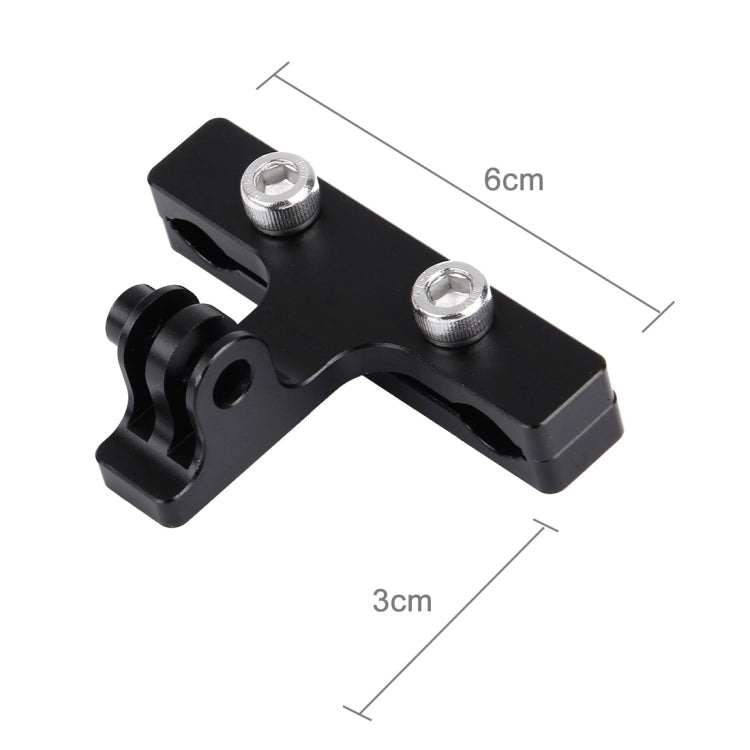 Soporte de cojín para asiento de bicicleta de aleación de aluminio PULUZ para GoPro Hero12 Black / Hero11 /10/9/8/7/6/5, Ins…