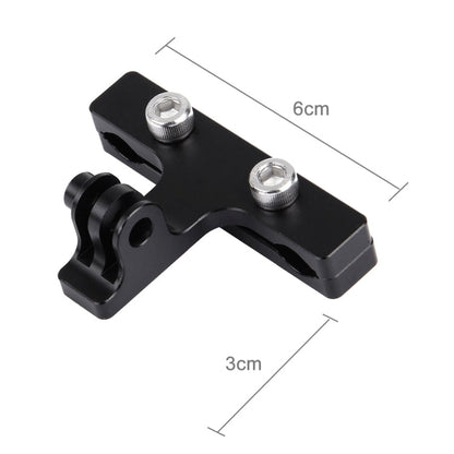 Soporte de cojín para asiento de bicicleta de aleación de aluminio PULUZ para GoPro Hero12 Black / Hero11 /10/9/8/7/6/5, Ins…