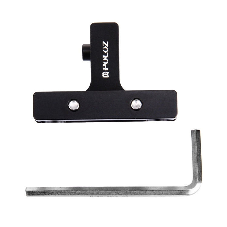 Soporte de cojín para asiento de bicicleta de aleación de aluminio PULUZ para GoPro Hero12 Black / Hero11 /10/9/8/7/6/5, Ins…