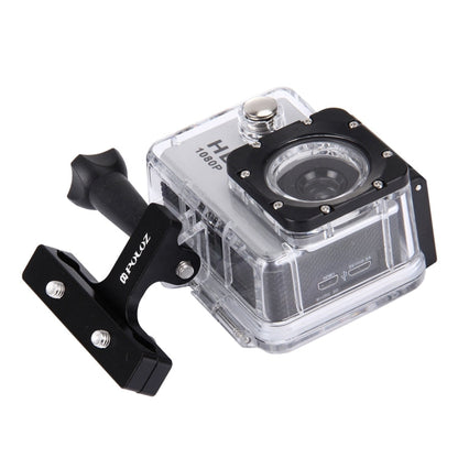 Soporte de cojín para asiento de bicicleta de aleación de aluminio PULUZ para GoPro Hero12 Black / Hero11 /10/9/8/7/6/5, Ins…