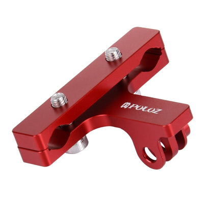 Soporte de cojín para asiento de bicicleta de aleación de aluminio PULUZ para GoPro Hero12 Black / Hero11 /10/9/8/7/6/5, Ins…