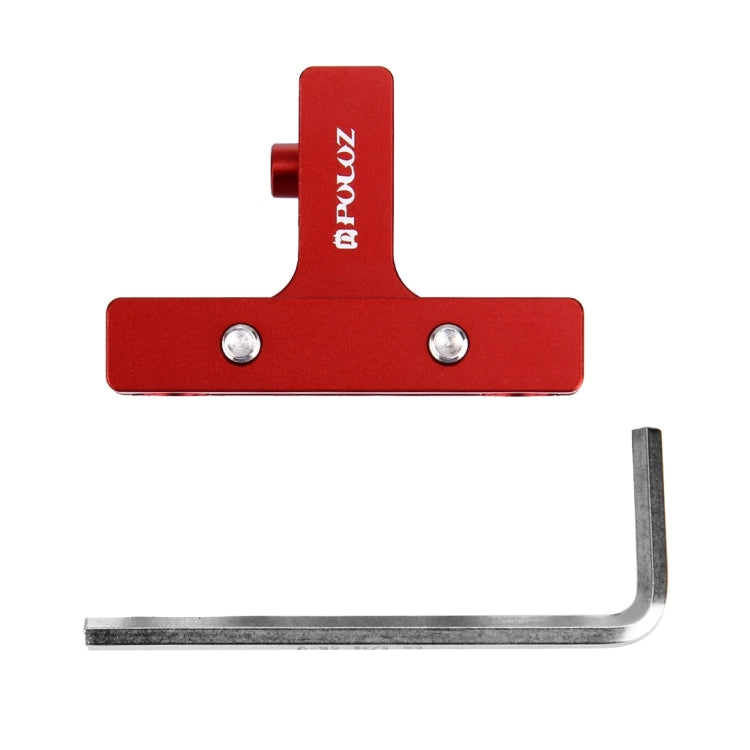 Soporte de cojín para asiento de bicicleta de aleación de aluminio PULUZ para GoPro Hero12 Black / Hero11 /10/9/8/7/6/5, Ins…