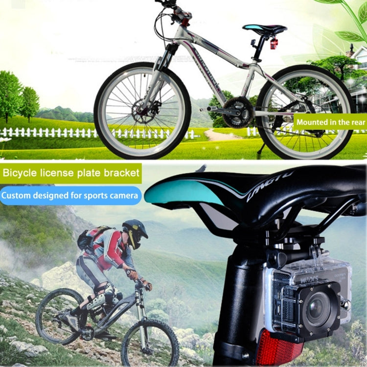 Soporte de cojín para asiento de bicicleta de aleación de aluminio PULUZ para GoPro Hero12 Black / Hero11 /10/9/8/7/6/5, Ins…