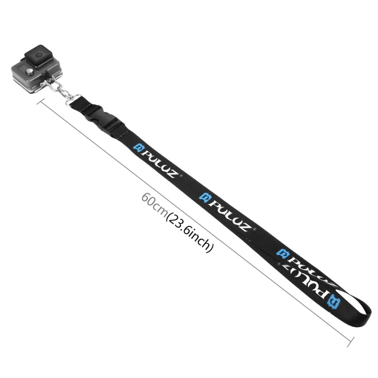 Correa PULUZ 60 cm para el cuello larga desmontable Lanyard Sling GoPro Hero12 Black / Hero11 /10/9/8/7/6/5, Insta360 Ace /……