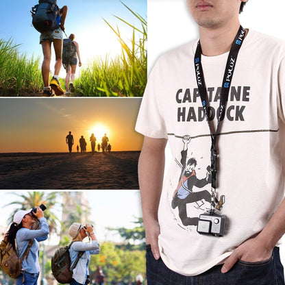 Correa PULUZ 60 cm para el cuello larga desmontable Lanyard Sling GoPro Hero12 Black / Hero11 /10/9/8/7/6/5, Insta360 Ace /……