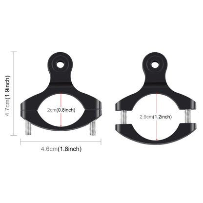 Soporte de aluminio Adaptador de manillar de bicicleta PULUZ para GoPro Hero12 Black / Hero11 /10/9/8/7/6/5, Insta360 Ace /……