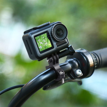 Soporte de aluminio Adaptador de manillar de bicicleta PULUZ para GoPro Hero12 Black / Hero11 /10/9/8/7/6/5, Insta360 Ace /……
