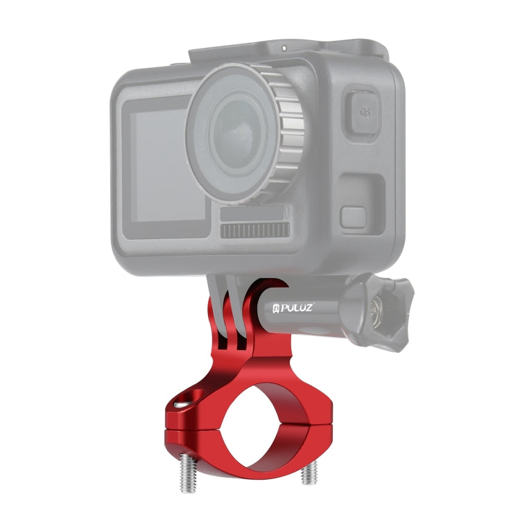 Soporte de aluminio Adaptador de manillar de bicicleta PULUZ para GoPro Hero12 Black / Hero11 /10/9/8/7/6/5, Insta360 Ace /…