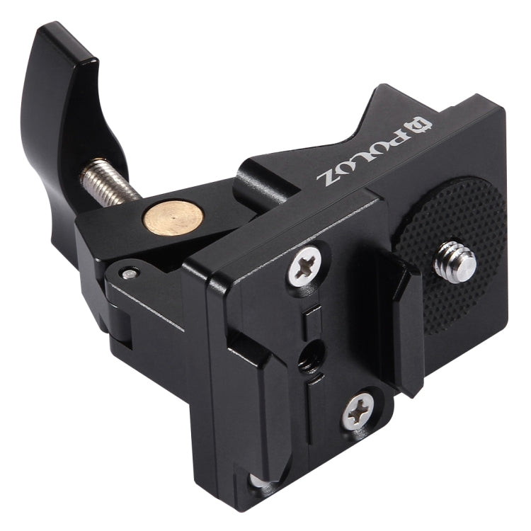 Abrazadera de fijación Universal de montaje de aleación de aluminio PULUZ para GoPro Hero12 Black / Hero11 /10/9/8/7/6/5, In…