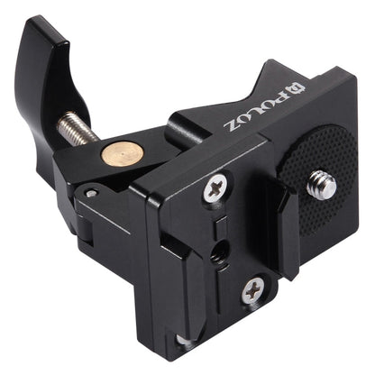 Abrazadera de fijación Universal de montaje de aleación de aluminio PULUZ para GoPro Hero12 Black / Hero11 /10/9/8/7/6/5, In…