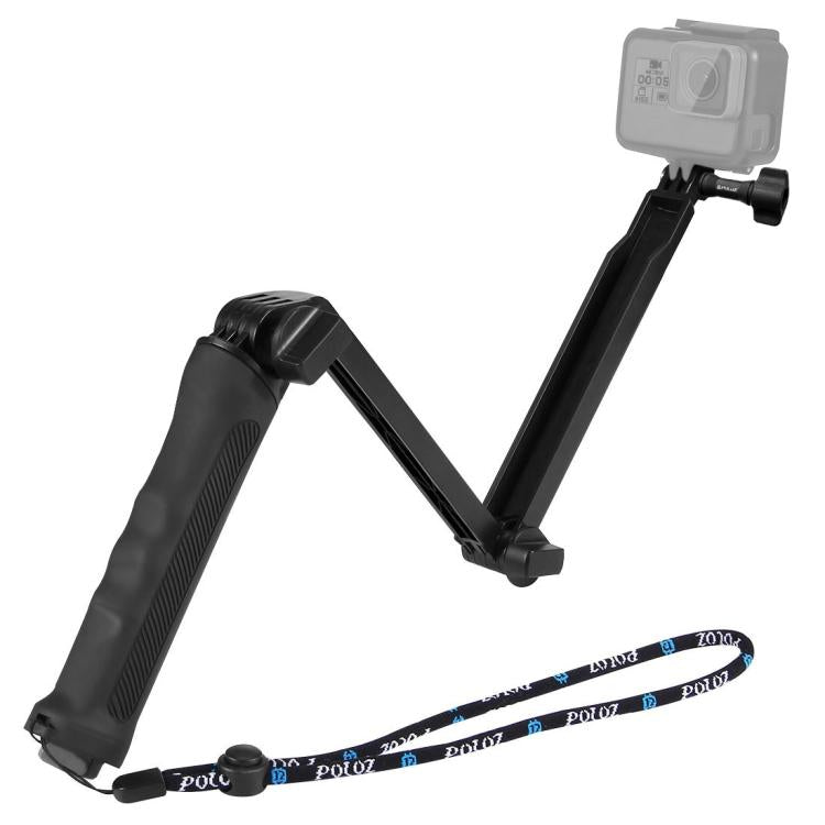 PULUZ TRIPLE DE PULUZ TRIPOD FOLLET CONTRATO DE STICK MONOPOD PARA GOPRO, INSTA360 ONE R, OSMO Acción y otras cámaras de acc…