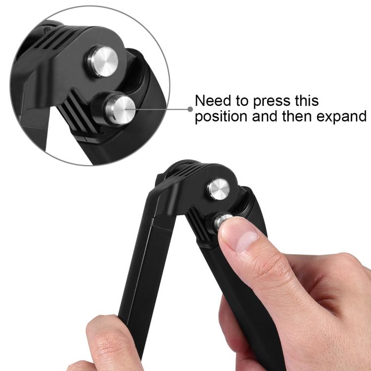 PULUZ TRIPLE DE PULUZ TRIPOD FOLLET CONTRATO DE STICK MONOPOD PARA GOPRO, INSTA360 ONE R, OSMO Acción y otras cámaras de acc…