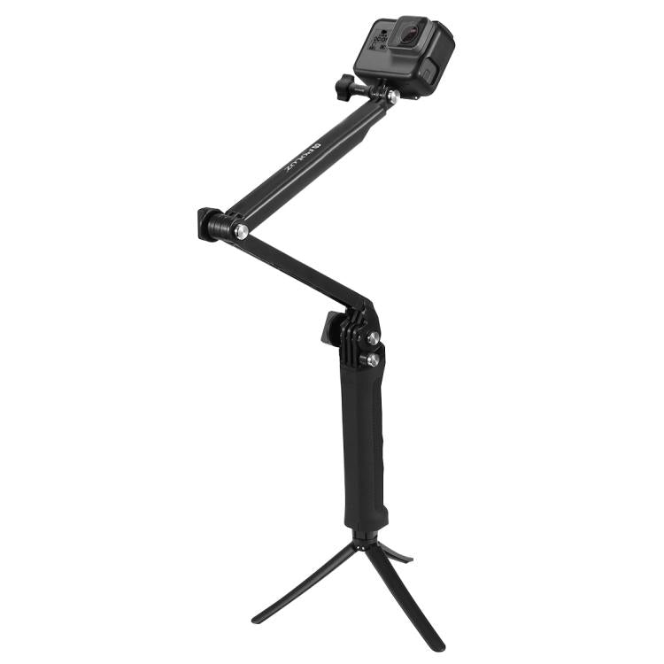 PULUZ TRIPLE DE PULUZ TRIPOD FOLLET CONTRATO DE STICK MONOPOD PARA GOPRO, INSTA360 ONE R, OSMO Acción y otras cámaras de acc…