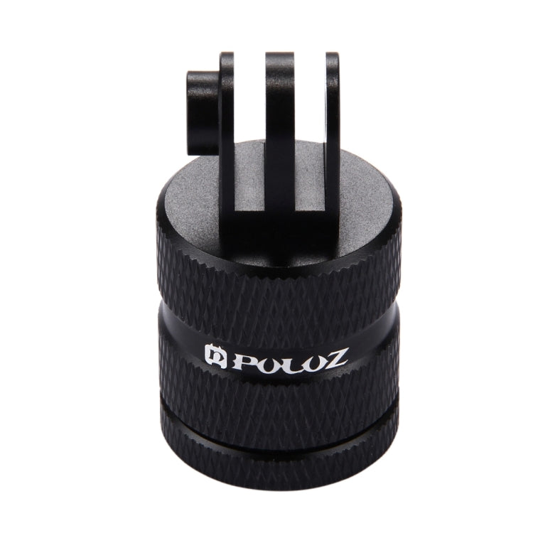 Trípode PULUZ Adaptador CNC de montaje en con orificio para tornillo de 1/4 de pulgada para GoPro Hero12 Black / Hero11 /10/…