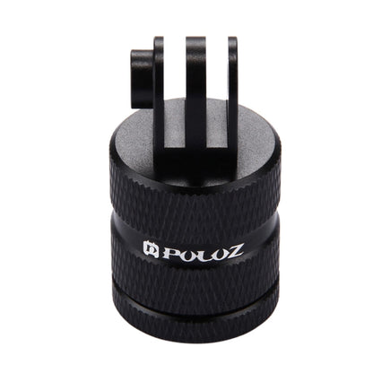 Trípode PULUZ Adaptador CNC de montaje en con orificio para tornillo de 1/4 de pulgada para GoPro Hero12 Black / Hero11 /10/…