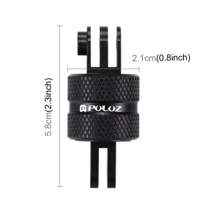 Soporte de trípode PULUZ con brazo de extensión giratorio CNC de rotación de 360 grados para GoPro Hero12 Black / Hero11 /10…