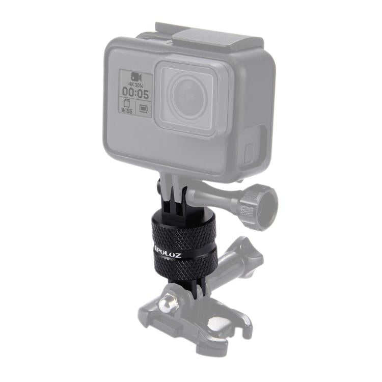 Soporte de trípode PULUZ con brazo de extensión giratorio CNC de rotación de 360 grados para GoPro Hero12 Black / Hero11 /10…