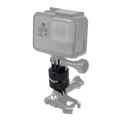 Soporte de trípode PULUZ con brazo de extensión giratorio CNC de rotación de 360 grados para GoPro Hero12 Black / Hero11 /10…