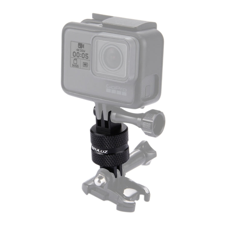 Soporte de trípode PULUZ con brazo de extensión giratorio CNC de rotación de 360 grados para GoPro Hero12 Black / Hero11 /10…