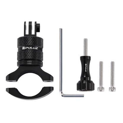 Soporte PULUZ adaptador de manillar de aluminio para bicicleta con rotación de 360 grados con tornillo para GoPro Hero12 Bla…