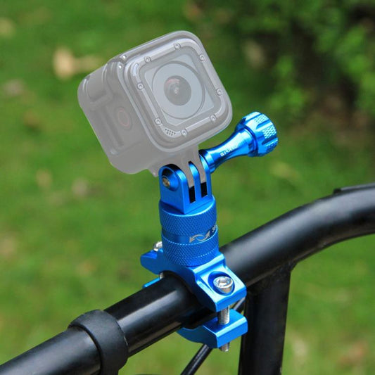 Soporte PULUZ adaptador de manillar de aluminio para bicicleta con rotación de 360 grados con tornillo para GoPro Hero12 Bla…