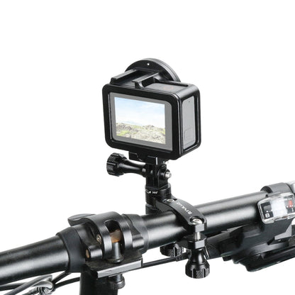 Soporte PULUZ adaptador de manillar de aluminio para bicicleta con rotación de 360 grados con tornillo para GoPro Hero12 Bla…
