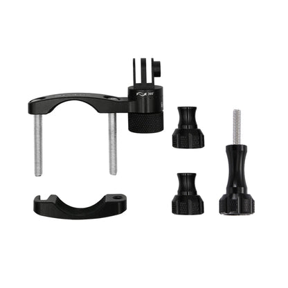 Soporte PULUZ adaptador de manillar de aluminio para bicicleta con rotación de 360 grados con tornillo para GoPro Hero12 Bla…