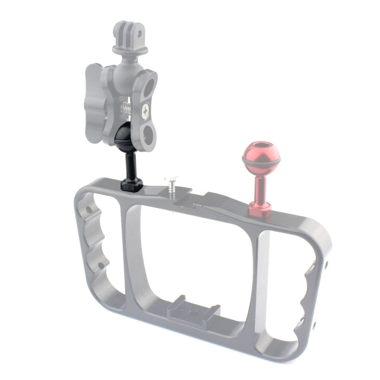 Soporte PULUZ adaptador de bola de aluminio con tornillo de 1/4 de pulgada para GoPro Hero12 Black / Hero11/10/9/8/7/6/5, In…