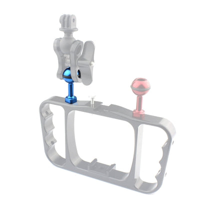 Soporte PULUZ adaptador de bola de aluminio con tornillo de 1/4 de pulgada para GoPro Hero12 Black / Hero11/10/9/8/7/6/5, In…