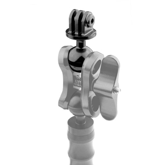 Soporte adaptador de cabeza de bola de aluminio CNC PULUZ para GoPro Hero12 Black / Hero11 /10/9/8/7/6/5, Insta360 Ace / Ace…