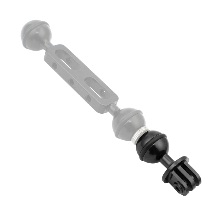 Soporte adaptador de cabeza de bola de aluminio CNC PULUZ para GoPro Hero12 Black / Hero11 /10/9/8/7/6/5, Insta360 Ace / Ace…